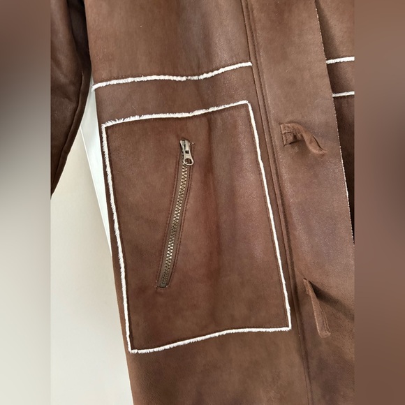 Athleta Brown and Cream Women's Jacket medium - Picture 5 of 13